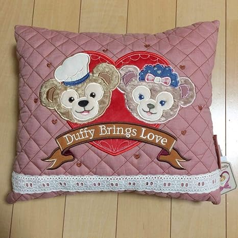 Amazon Tdr Tds スウィートダッフィー 14 ダッフィー シェリーメイ クッション バレンタイン ぬいぐるみ おもちゃ