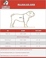 Vista 2 de BULLHUG Arnés Hecho para perros de pecho más grande como bulldogs ingleses, bulldogs franceses, pugs y más. Evita que los perros tiren y se