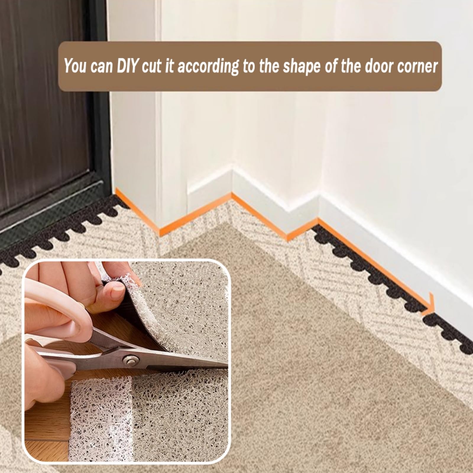 Odot Felpudo Entrada Casa, Estilo Navideño Felpudo Exterior Suciedad, Alfombrilla de Lufa de PVC, Alfombra Antideslizante Lavable, Alfombra Entrada para Pasillo, Cocina (Verde 3,80x100cm)