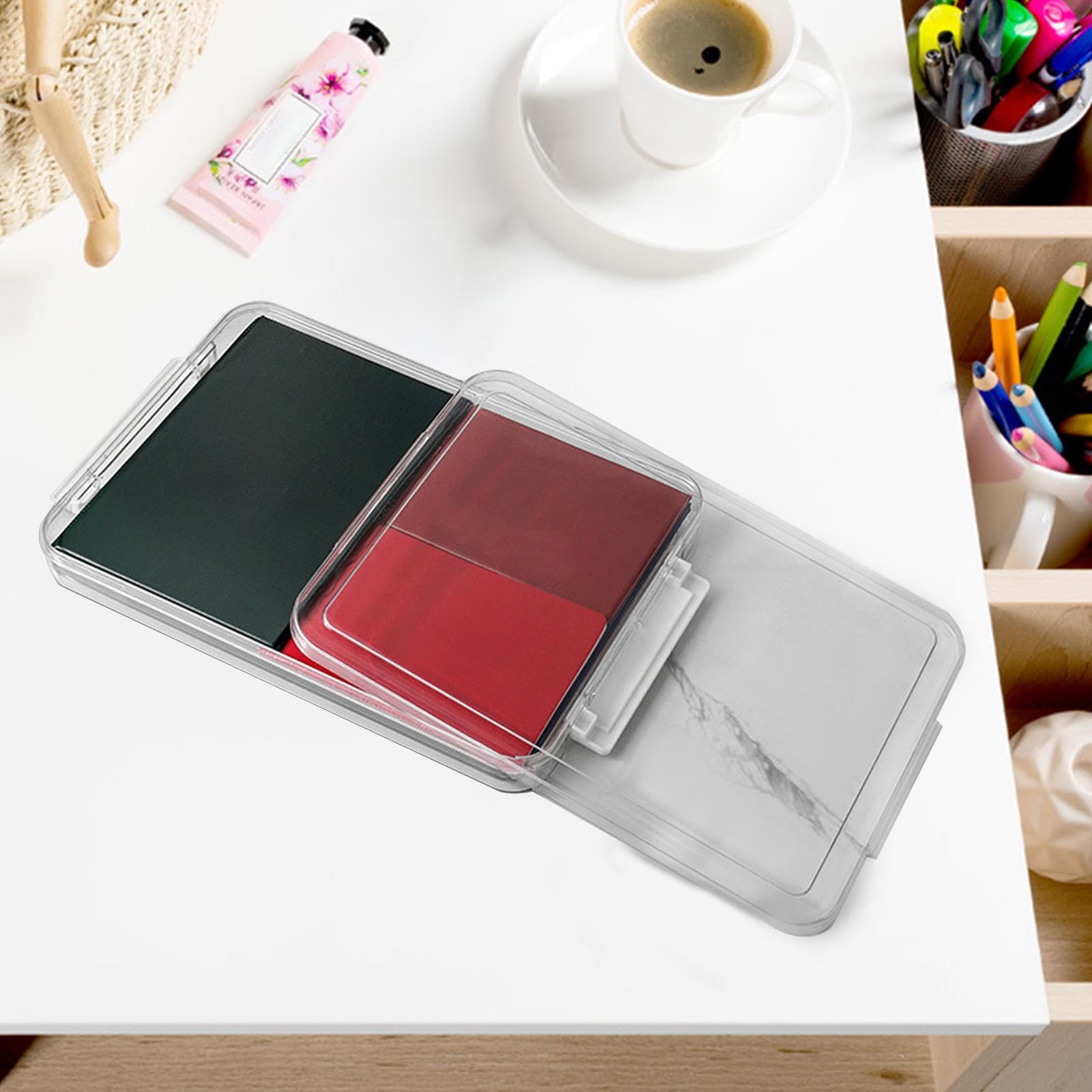 Scatola portaoggetti A4 Borsa portatile per progetti contenitore per documenti con coperchio salvaspazio