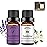 yethious Jasmine Lavender Essential Oil Set Organic Pure for Jasmine Essential Oil for Diffuser & Aromatherapy Lavender Oil Set
