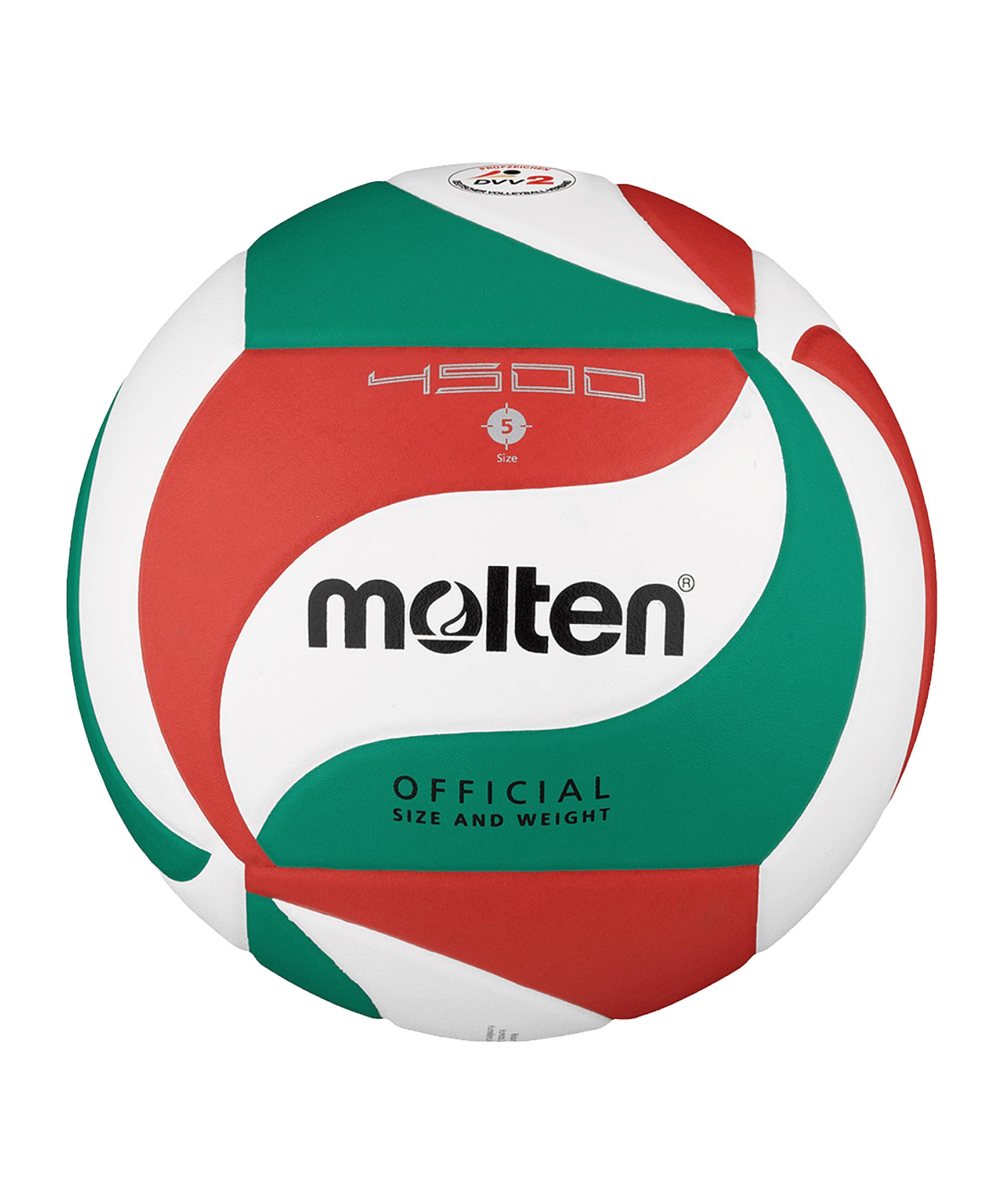 Molten VM4500 Palle da pallavolo White/​Green/​Red 5