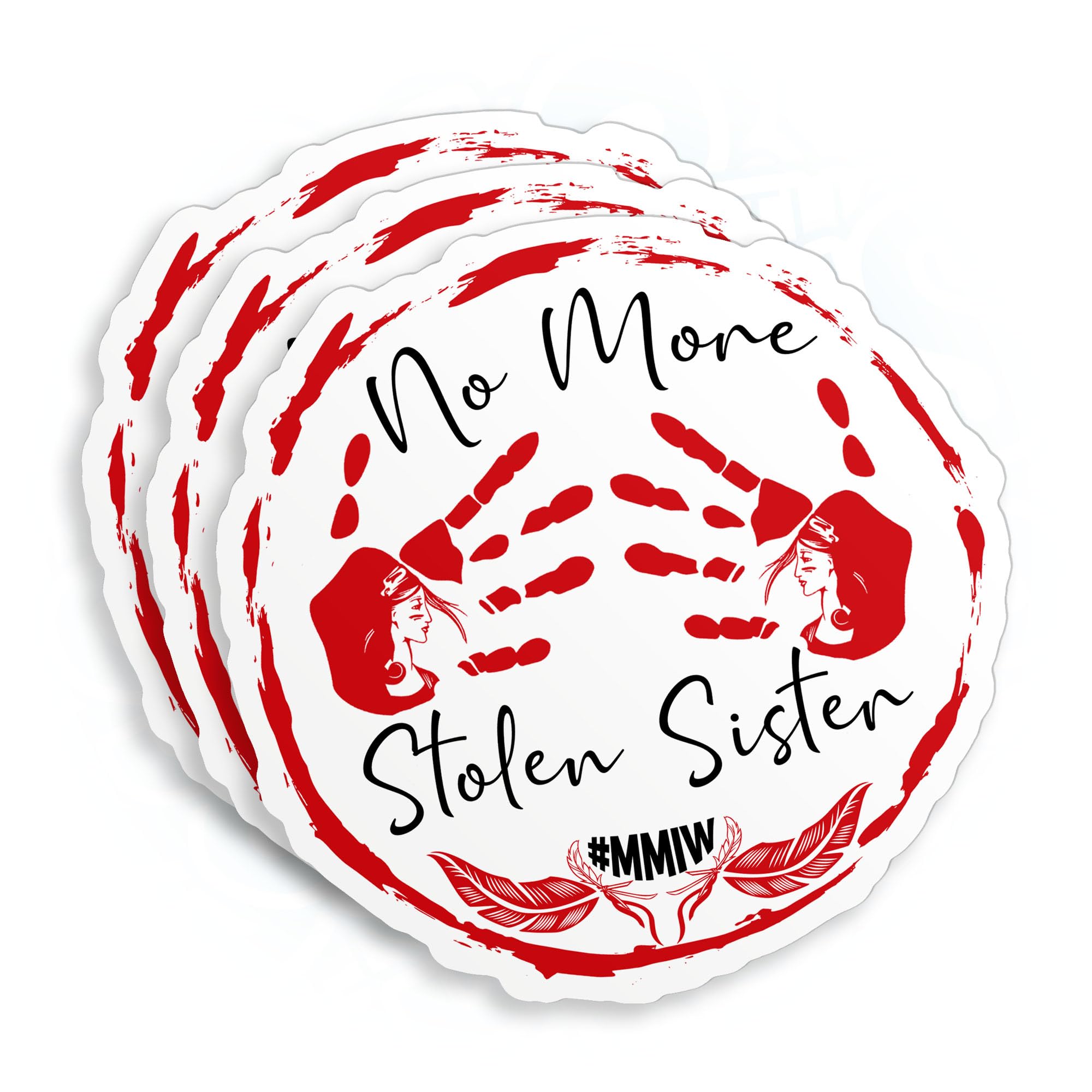 Stickers MMIW No More Stolen Sisters en vinyle, un motif fort pour briser le silence
