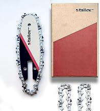tallox Blade and 3 Saw Chains 1/4 Inch 1.1 mm 28 TG Compatible with Stihl GTA 26