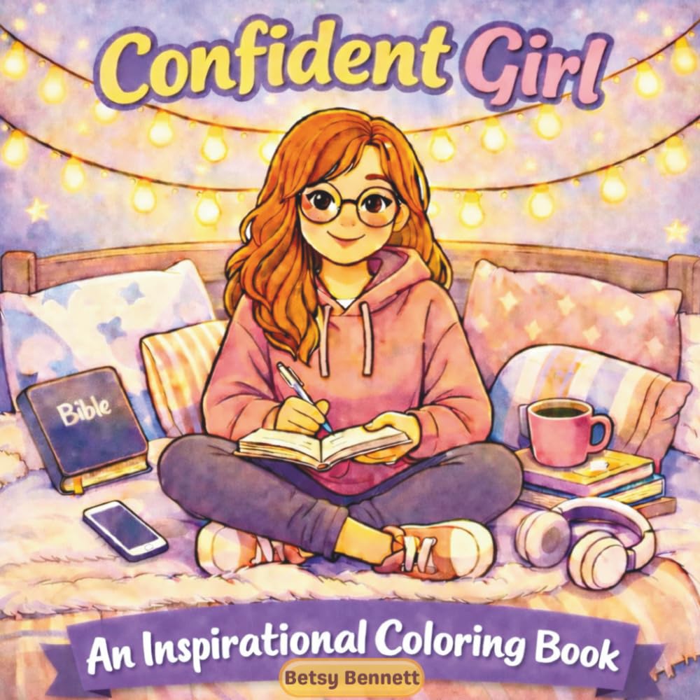 Confident Girl: An Inspirational Coloring Book