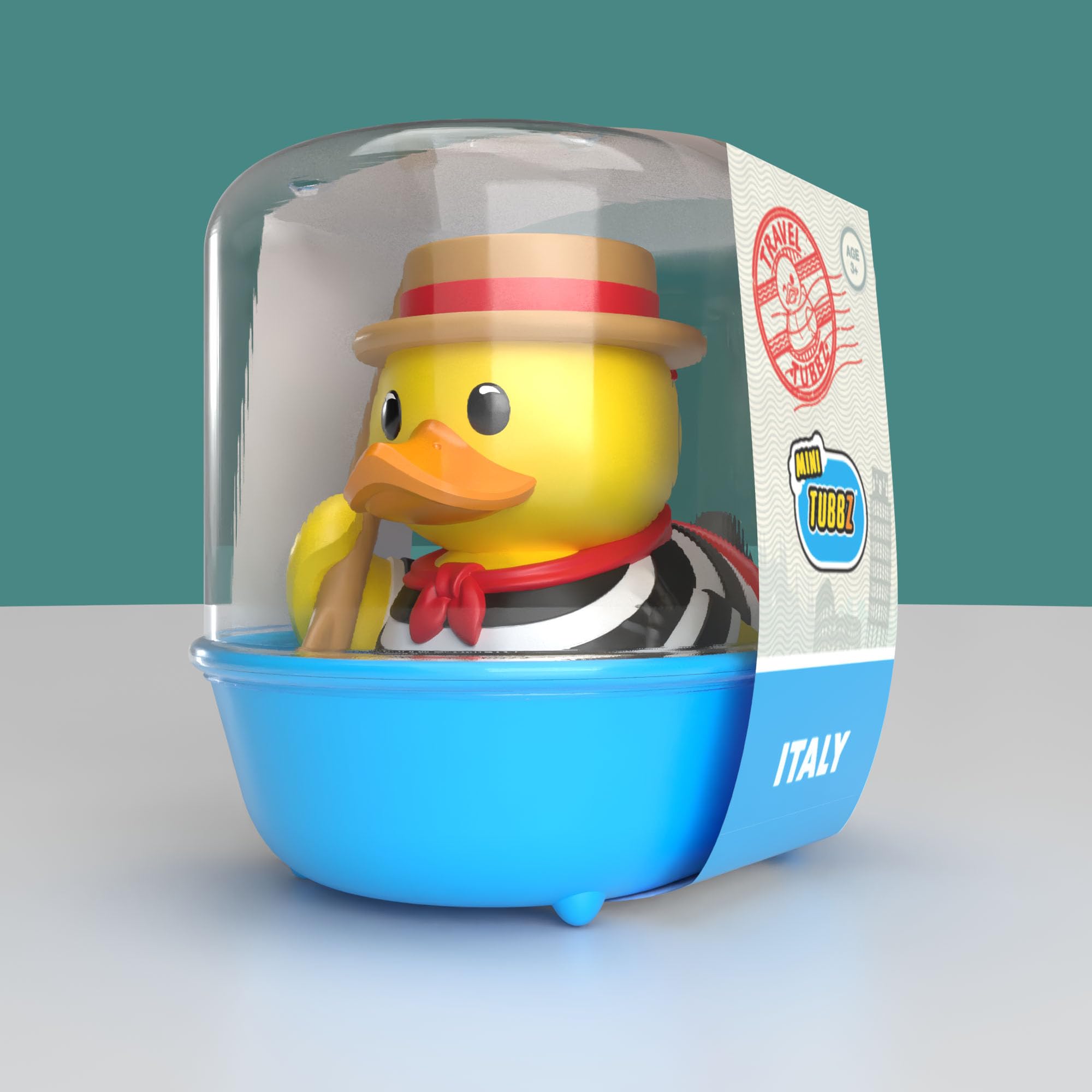 TUBBZ Mini: Travel - Italy Gondolier Cosplaying Rubber Duck Vinyl Cruise Ducking Figure, Italy (Mini), 3 inches - Image 2