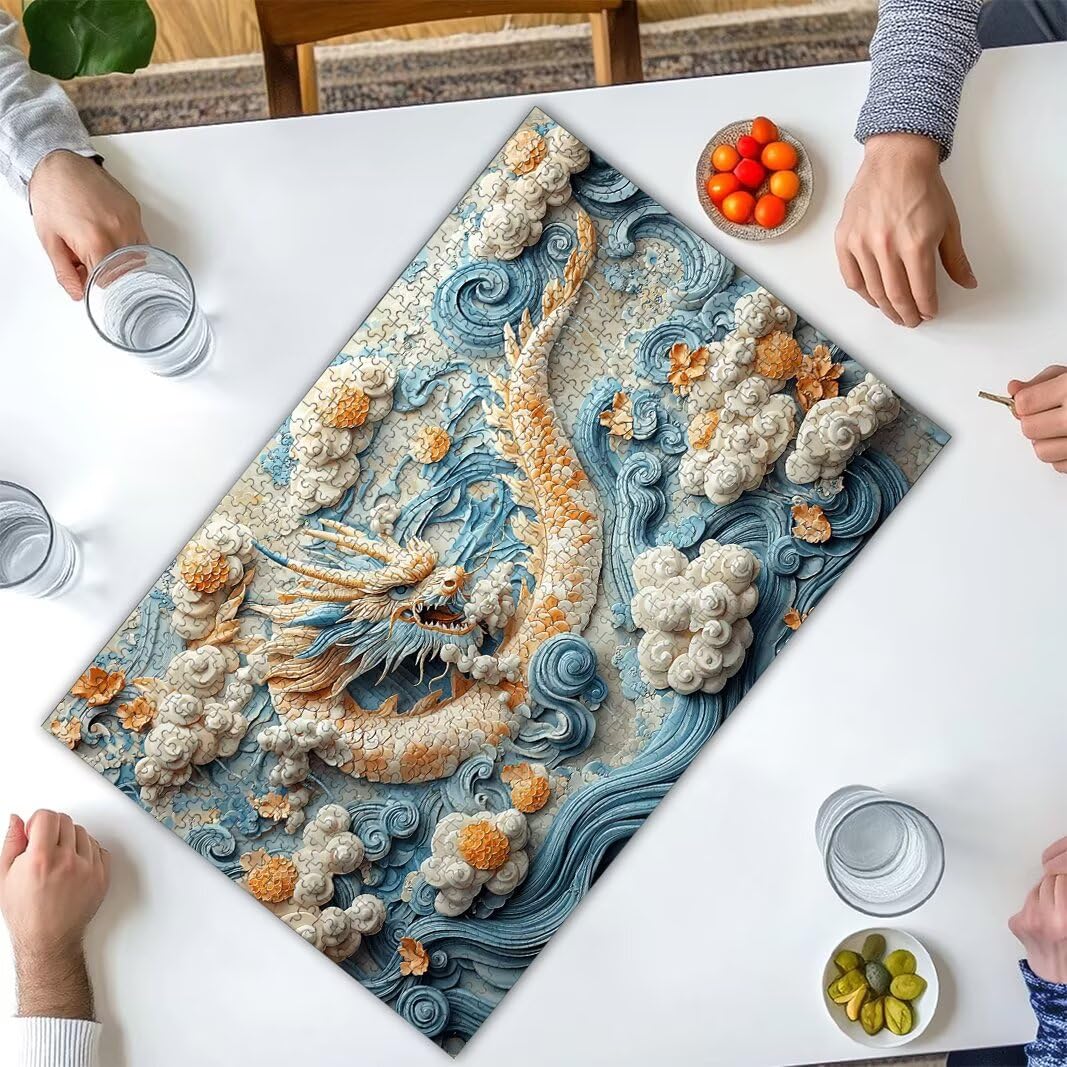 Puzzle 3000 Pièces Adultes, Puzzle 3000 Pieces Dragon, Cadeau Femme -2116