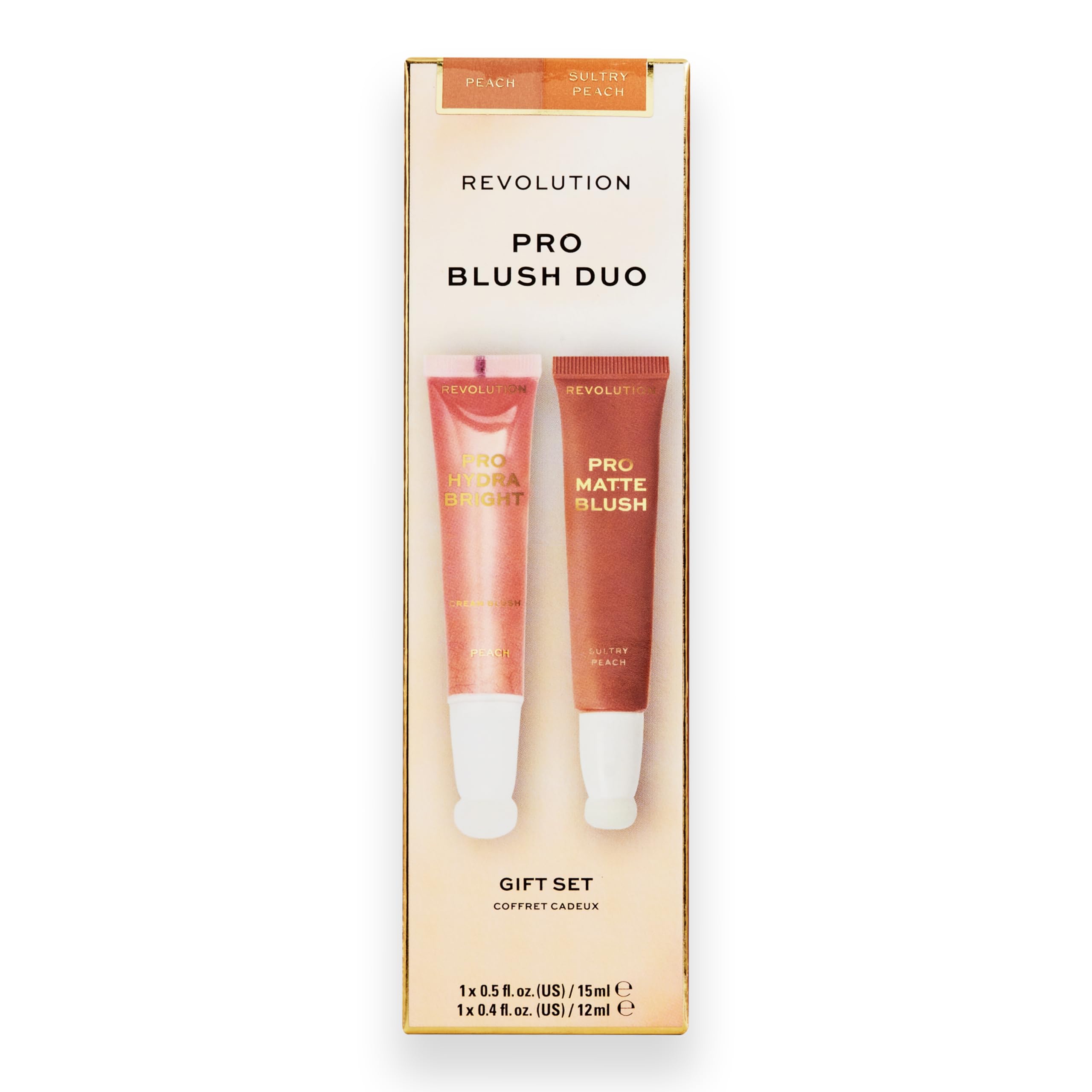 Revolution Pro, Blush Duo, Matte Or Glowy Finish, Highly-Pigmented & Blendable Blush With Sponge Applicator - Image 2