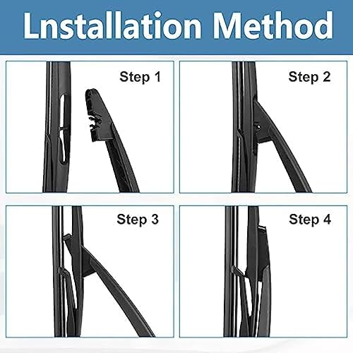 Miniatura 6 de 16"Rear Wiper Arm Blade kit Replacement, For Opel Zafira 1999-2005 Rear Wiper Blade Wiper Arm