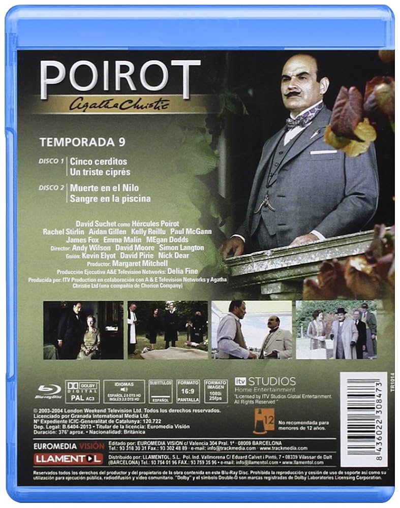 Poirot - Temporada 9 [Blu-ray]: Amazon.es: David Suchet