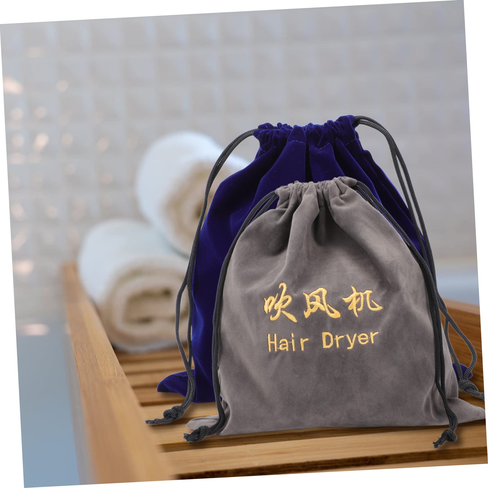 FOMIYES 8stücke Kordelzug Haartrockner Tasche Aufbewahrung Für Haartrockner Und Zubehör Für Badezimmer Und Gästezimmer Staubschutz Und Platzsparend