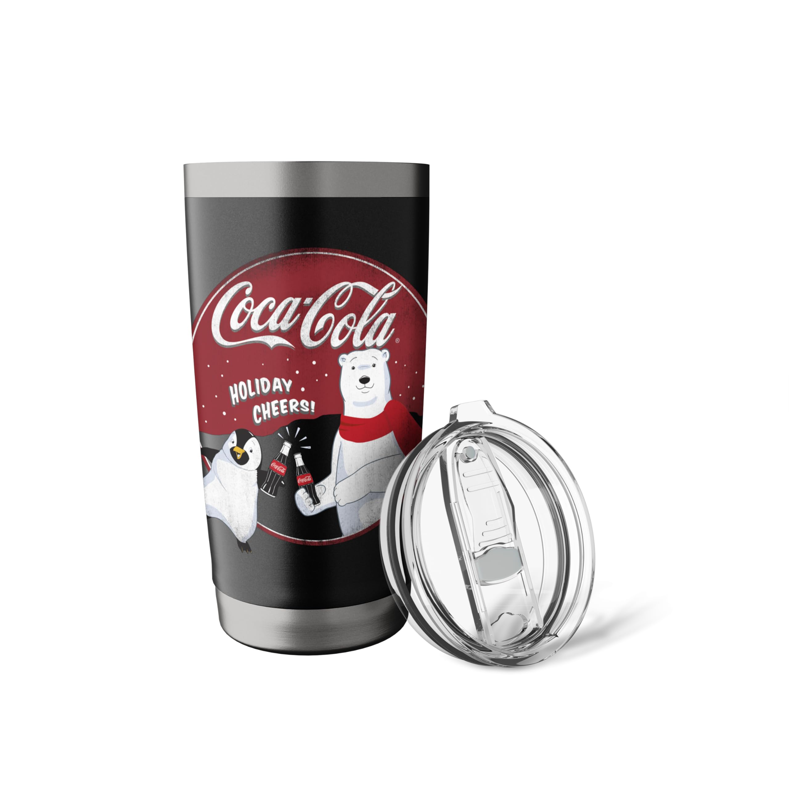 Amazon.com | Coca-Cola Holiday Cheers Polar Bear Circle Logo