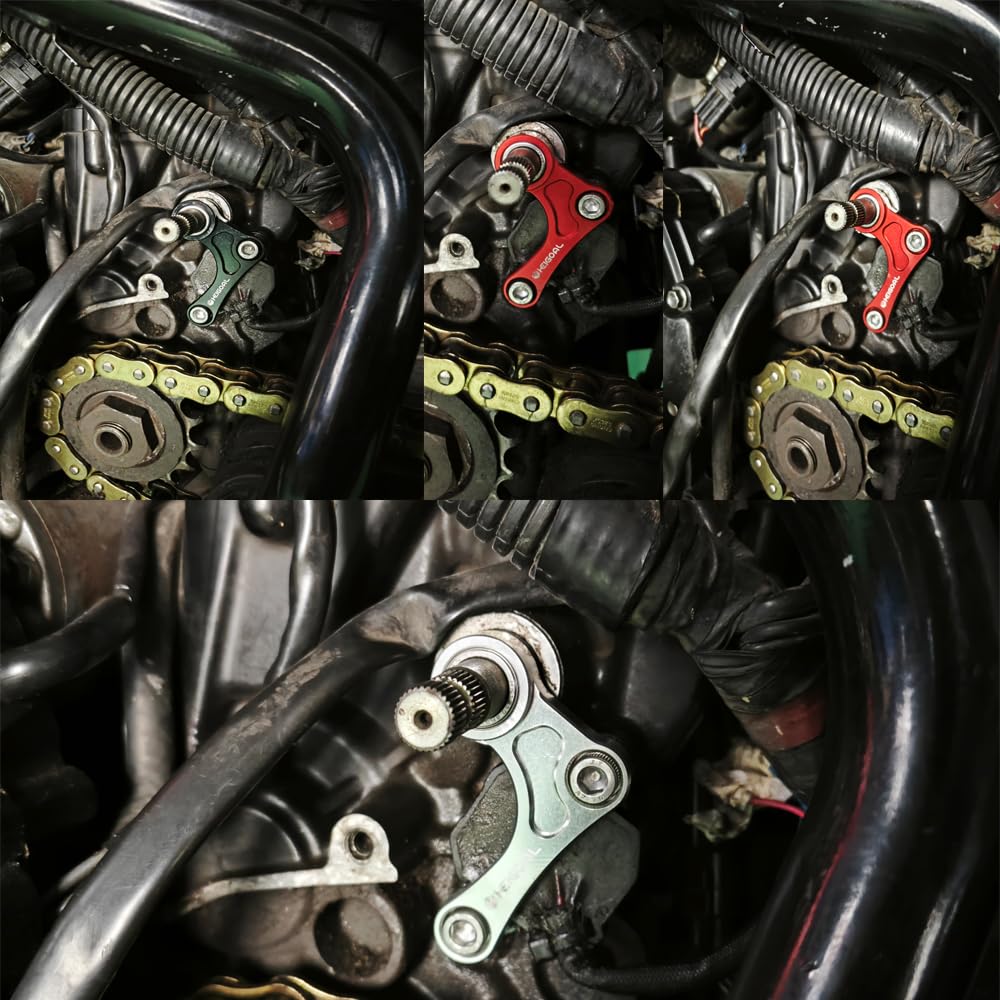 Motorrad Schalthebel Stützhebel Schaltstabilisator Halterung Compatible with Tiger 800 900 800XR XRX XC XRT Street Triple RS R S 765 DAYTONA 675 Daytona MOTO2 765