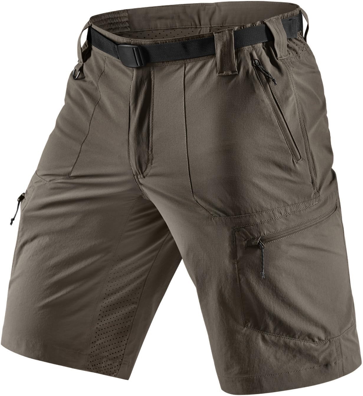 CQR Men's Quick Dry Stretch Hiking Cargo Shorts, Lightweight Water Resistant Tactical Casual, Golf & Outdoor with Pockets - Image 10