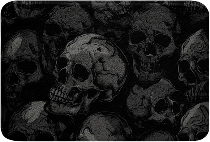 Erosebridal Skull Bathroom Rugs 20