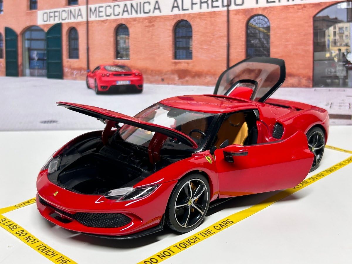 Amazon | Burago 1/18 Ferrari 296 GTB レッド フェラーリ ブラーゴ