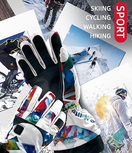 Miniatura 7 de Aroma Season Heated Gloves for Men & Women Skiing Fishing Hiking Cycling Camping Hunting with Rechargeable Batteries Waterproof and Windproof