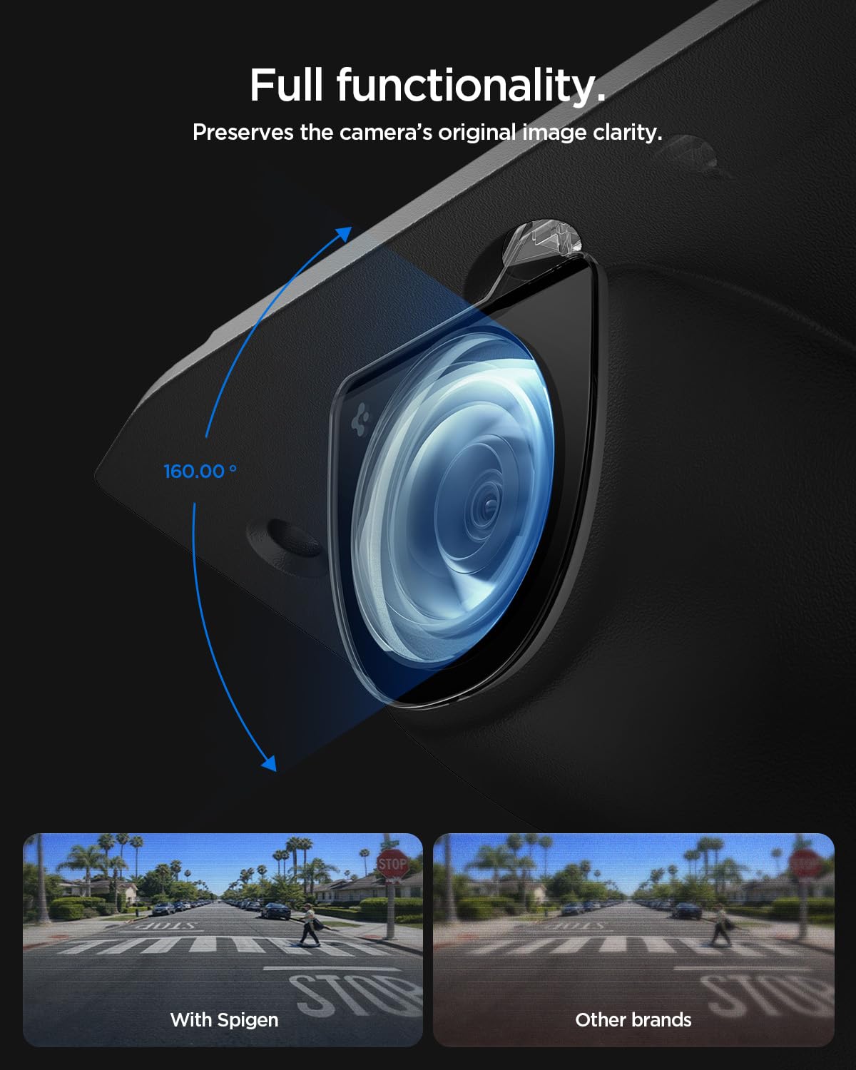 Spigen Protezione per Obiettivo Telecamera Anteriore per Tesla Model Y Juniper 2025-2026 (Standard/Premium/Performance), Copertura Fotocamera Paraurti Anteriore, Progettata per Accessori Tesla