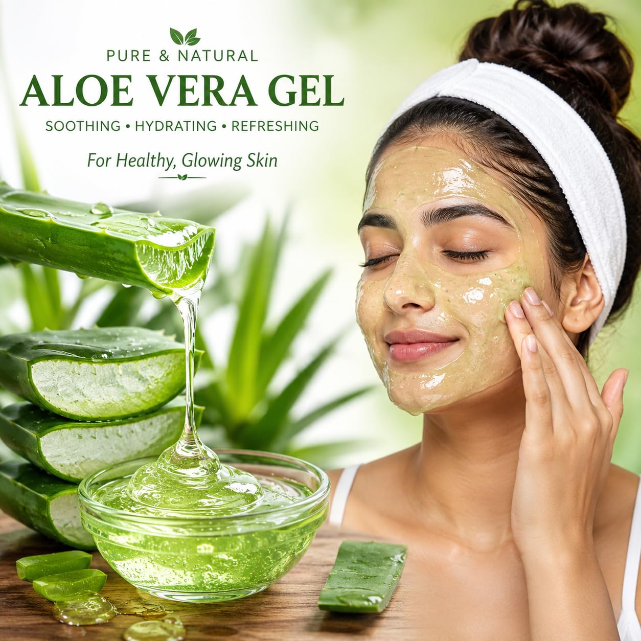 Fresh Organic Aloe Vera Leaf (200g) – 100% Natural & Chemical-Free — Amazon image 2