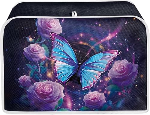 Vista 83 de Cubierta floral para tostadora de limón, 4 rebanadas de pan, tostadora, horno, cubierta a prueba de polvo, cubierta para electrodomésticos pequeños