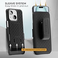 Vista 20 de MOTIVE for iPhone 15 Pro Max Case with Belt Clip, Shell Holster Combo for Apple iPhone 15 Pro Max Holster, Slim Rugged Case, Drop Shockproof