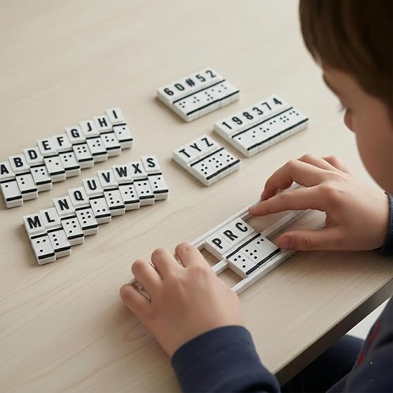 Braille Learning Training Translation Machine - Interactive Braille Trainer & Converter for Visually Impaired, Educators & Beginners