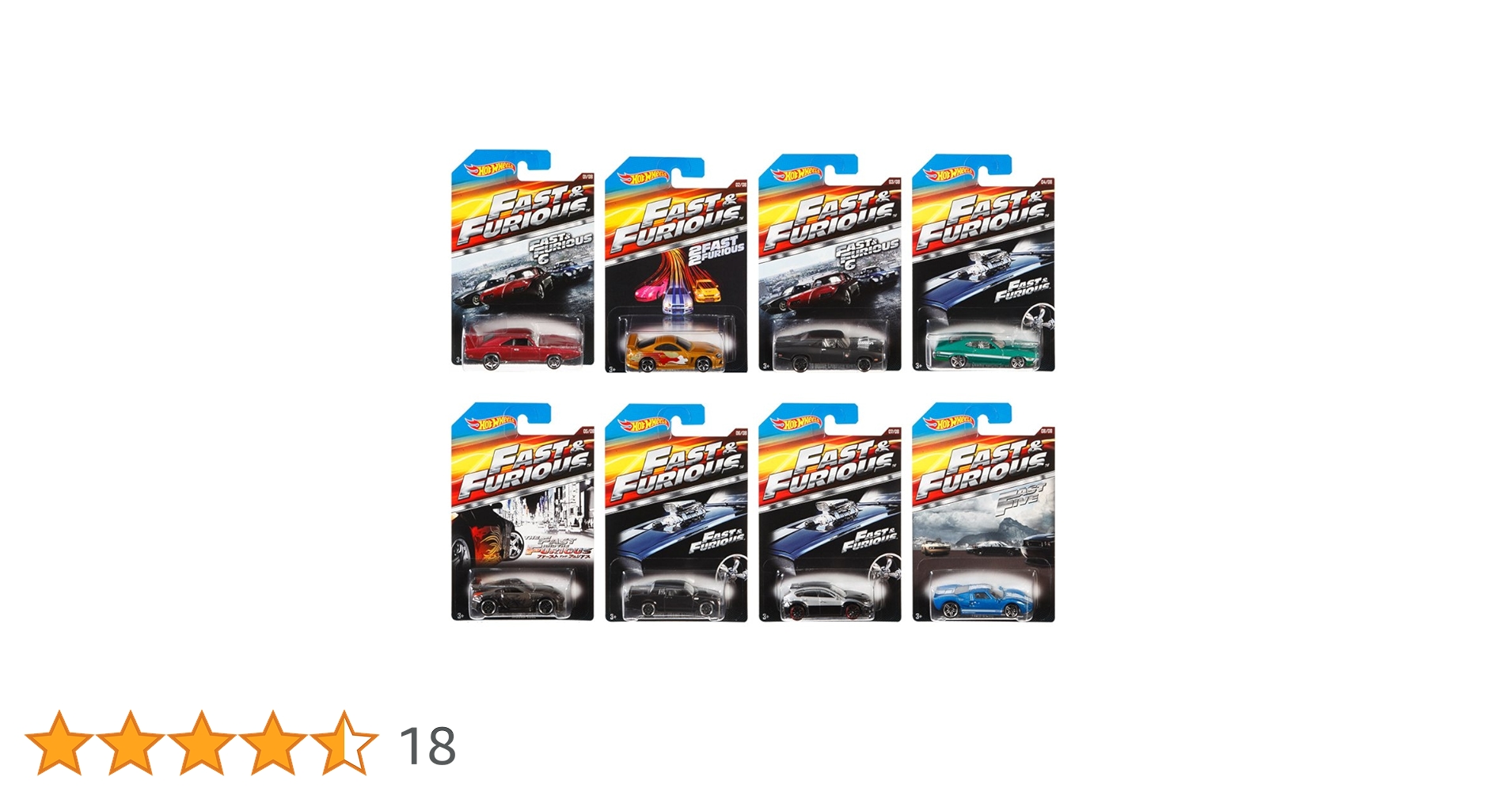 [最終値下げ]映画館限定Fast & Furious ミニカーセット 8台 Amazon | Hot Wheels Fast and Furious Complete Set (set of 8