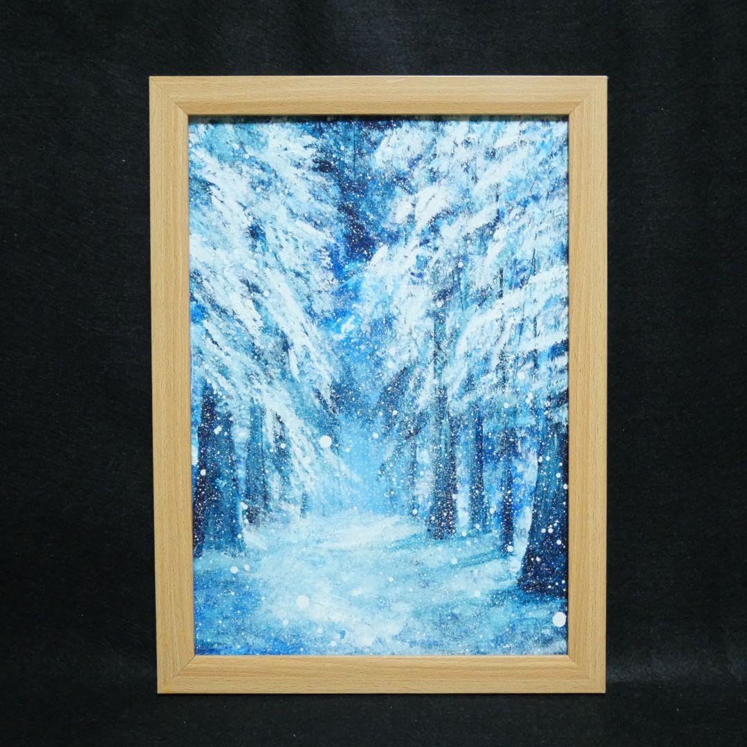 油絵 油彩 絵画 【森の冬】 Amazon.co.jp: 油絵 油彩 絵画 森の冬 : ホーム&キッチン