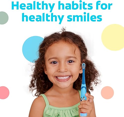 Vista 4 de Colgate Pasta de dientes Bluey para niños con flúor para protección de caries, a partir de 2 años, aceptada por la ADA, sin azúcar y sin gluten
