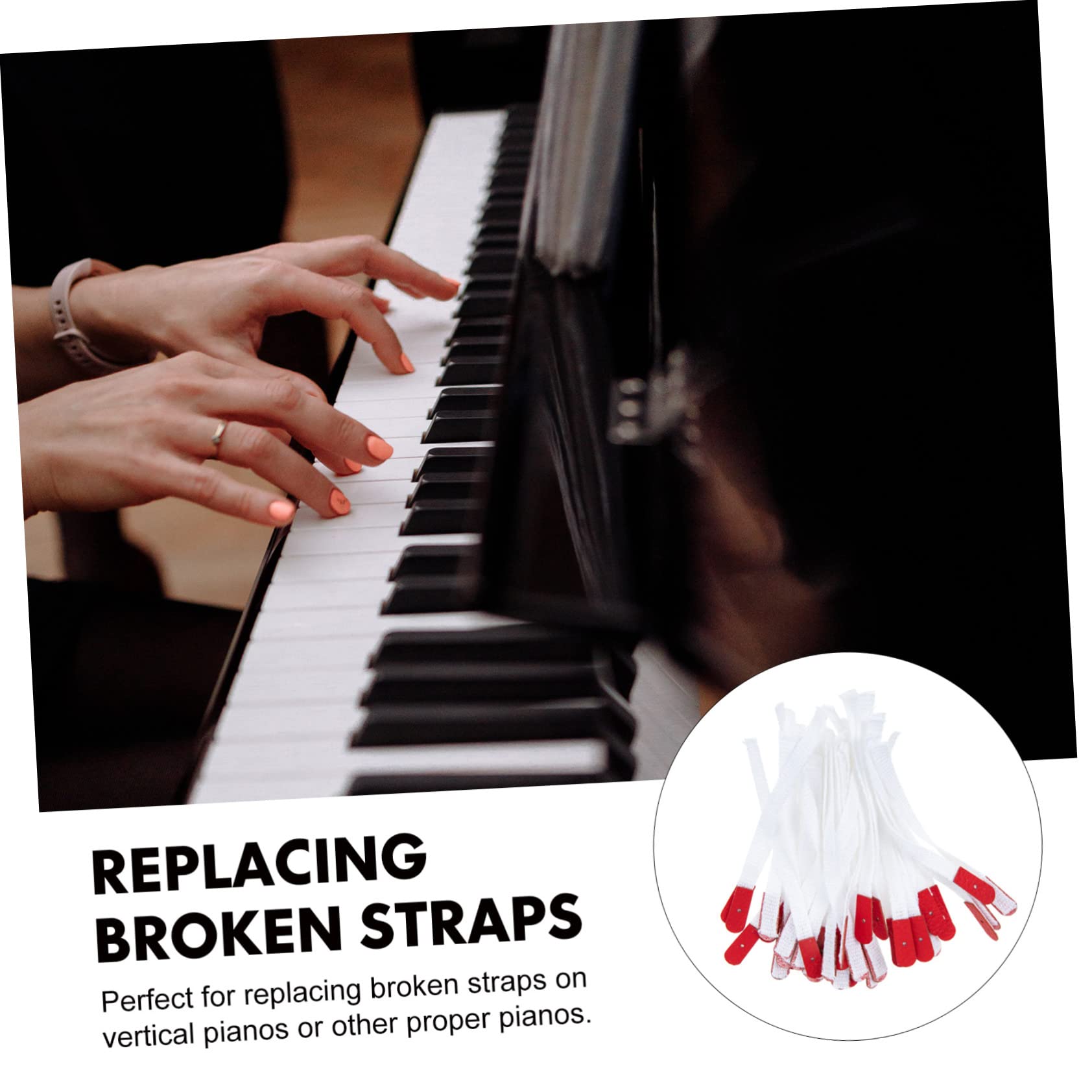 VICASKY 250piezas Cuerda De Afinación para Piano De Herramienta De Reparación De Instrumentos Accesorios para Afinación De Pianos y Clásicos