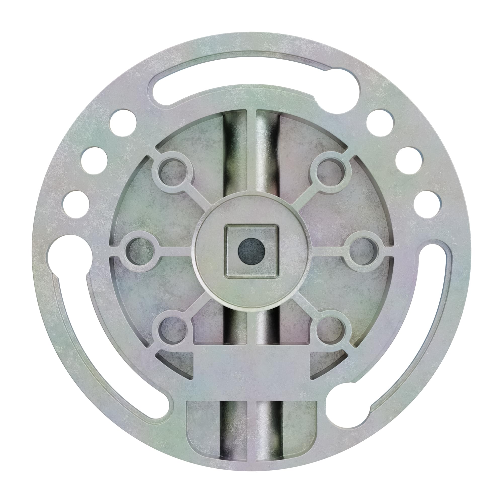 DIWARO® Kegelradgetriebe K035 Untersetzung 4:1 Antrieb 6mm Innenvierkant für SW 60 achtkant Stahlwelle