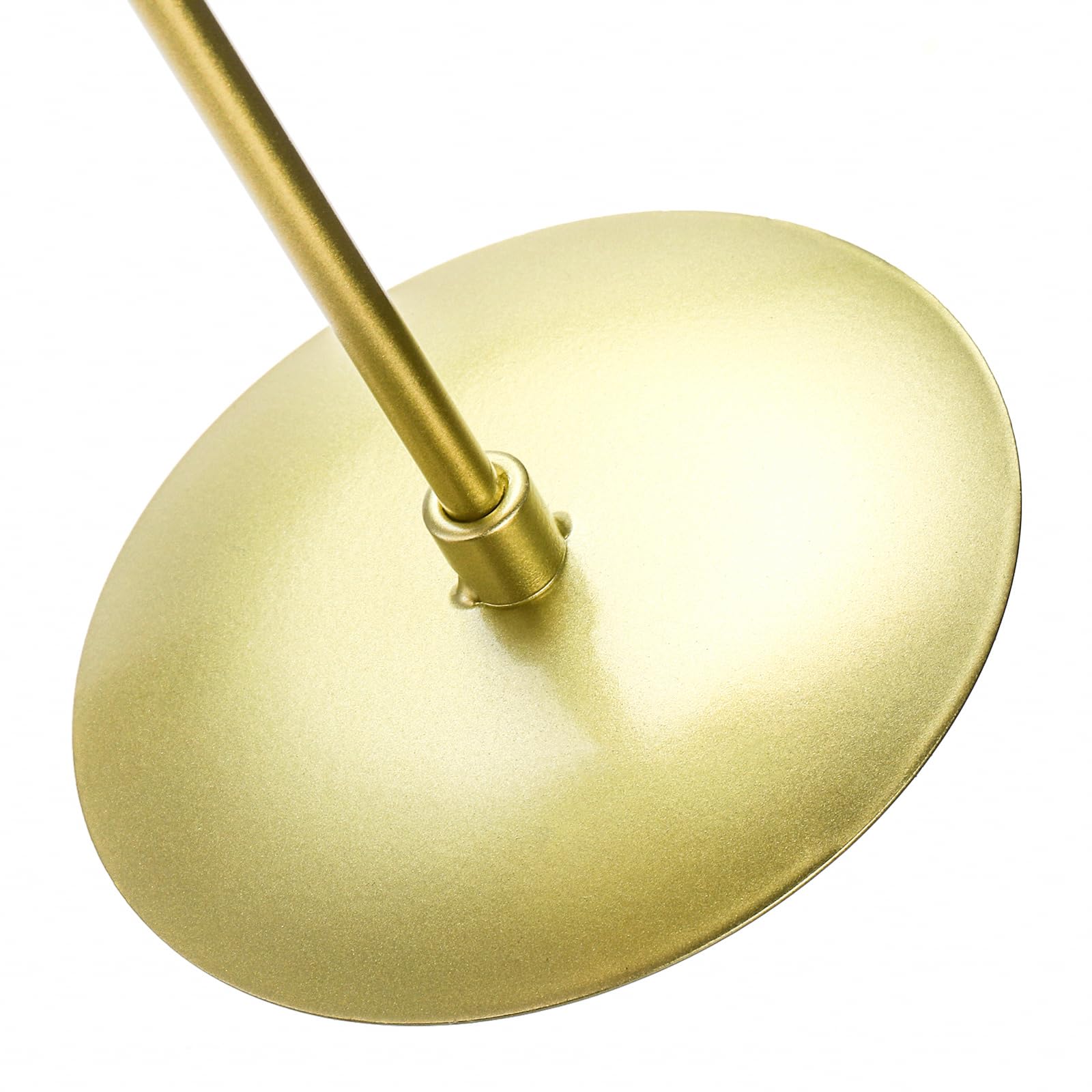 Elsjoy Satz von 6 Stumpenkerzenhalter, Metall Stumpenkerze Stand Modern Candle Holders, Kamin Kandelaber Set für Home Decor, Tisch Centerpiece, Hochzeit, 3 Größen (Gold)