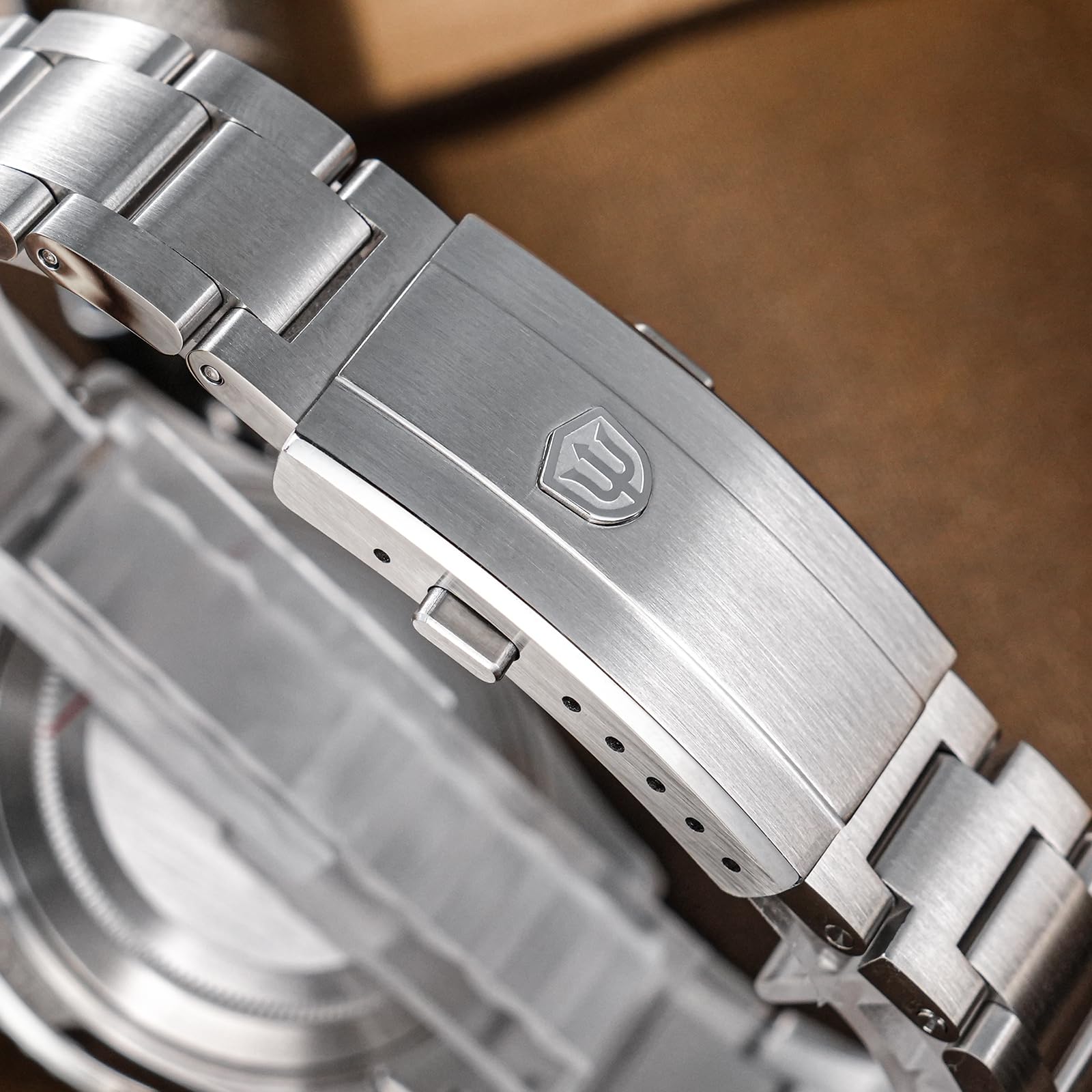 watchdives WD5513B - Orologio subacqueo da uomo, stile vintage, PT5004, automatico, meccanico, lusso, 40,7 mm, vetro zaffiro, impermeabile fino a 20 bar
