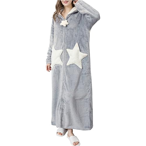 AMDBEL Robes for Women Cotton, Women Kimono Robes Long Knit Bathrobe Lightweight Soft Knit Sleepwear Ladies Loungewear