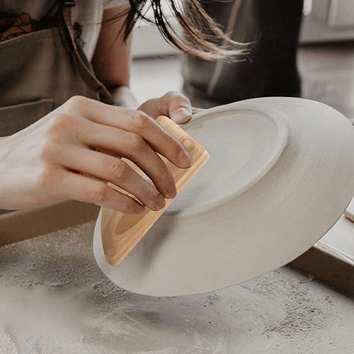 Miniatura 8 de Herramientas para costillas de cerámica, 15 piezas de madera de perfil, kit de herramientas de costillas para recortar cerámica, herramientas para