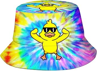Bucket Hat Fisherman Hat Strong Funny Duck Beach Travel Sun Hat Outdoor Cap for Adults Men Women