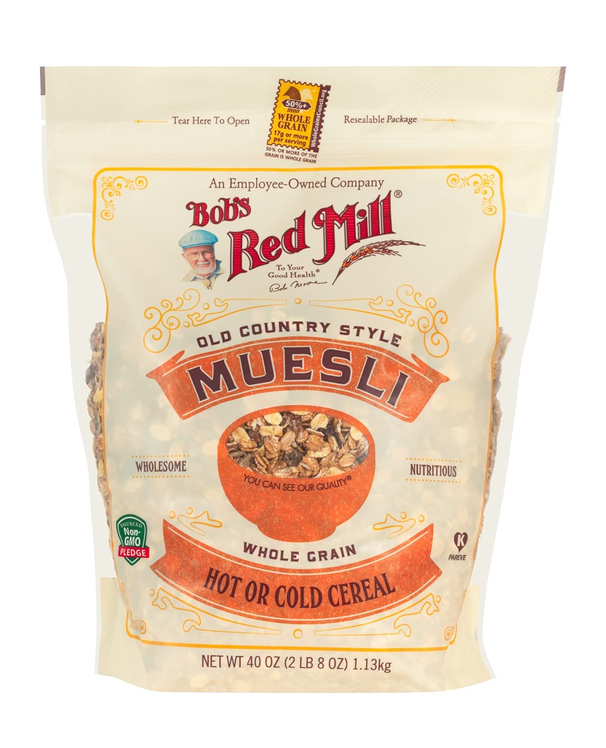 Buy Bob's Red Mill Old Country Style Muesli Cereal, 40 ounce (Pack of 4