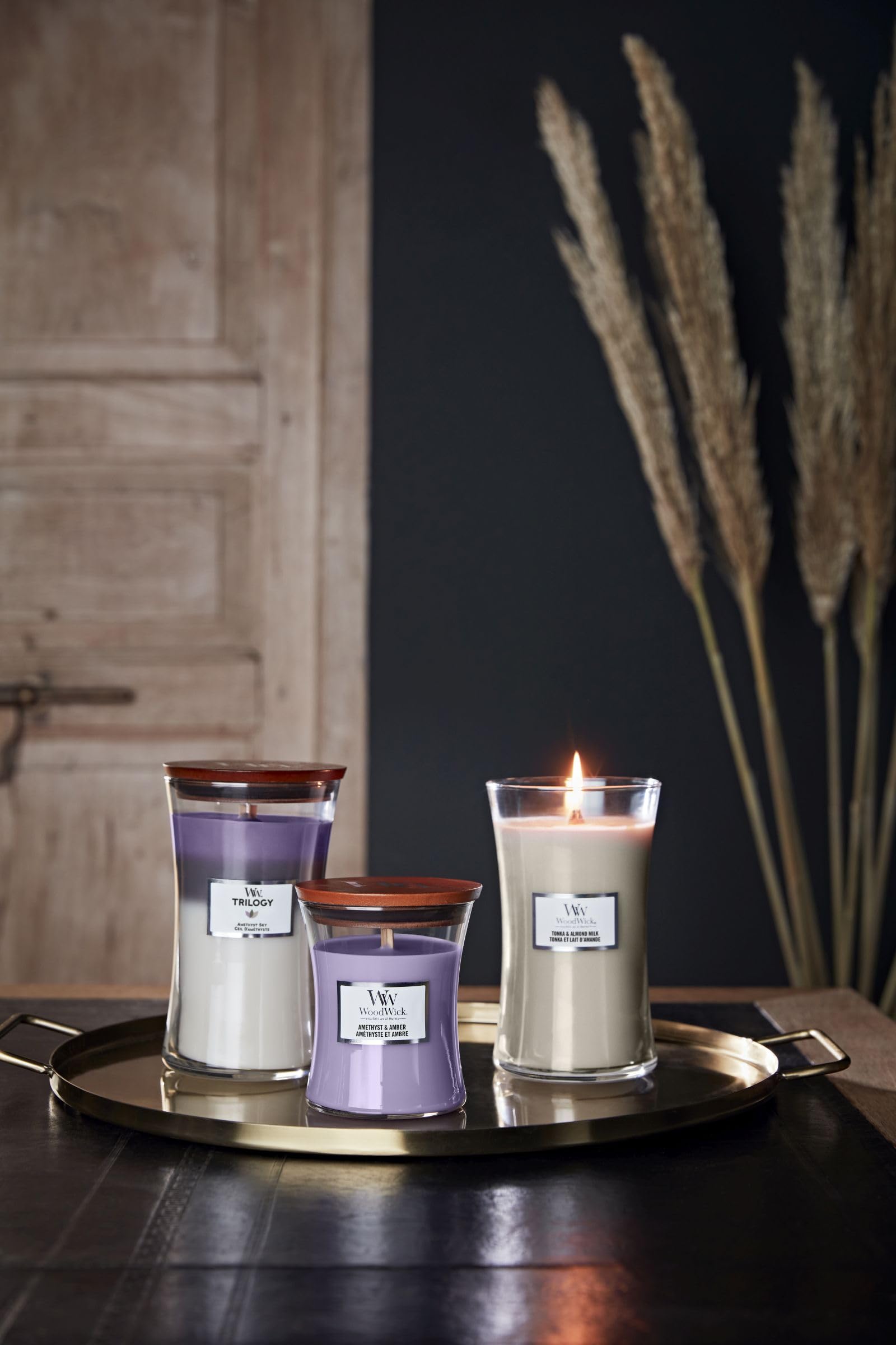 アロマ・キャンドル SKY Amazon.co.jp: WoodWick ウッドウィック TRILOGY JARS