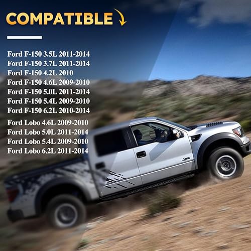 Miniatura 2 de 9L3Z-19893-CA 4PCS Tablero de tablero de tablero de CA para conducto de ventilación de aire térmico de CA para Ford F150 F-150 Lobo 2009 2010 2011