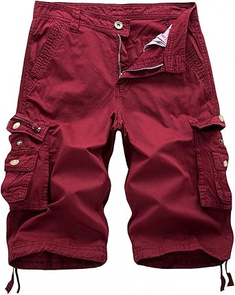 2025 Short Cargo Homme - Shorts Et Bermudas Travail Ceinture Elastique Boardshort Grande Taille Pantalon Court M-4XL