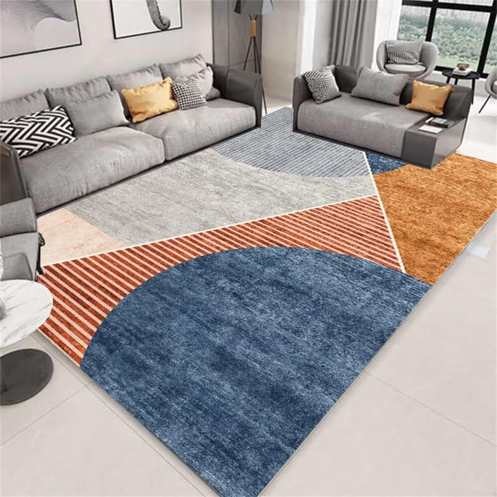 Tapis chambre bebe fille doux gris-bleu pour créer un nid douillet de 120x170cm