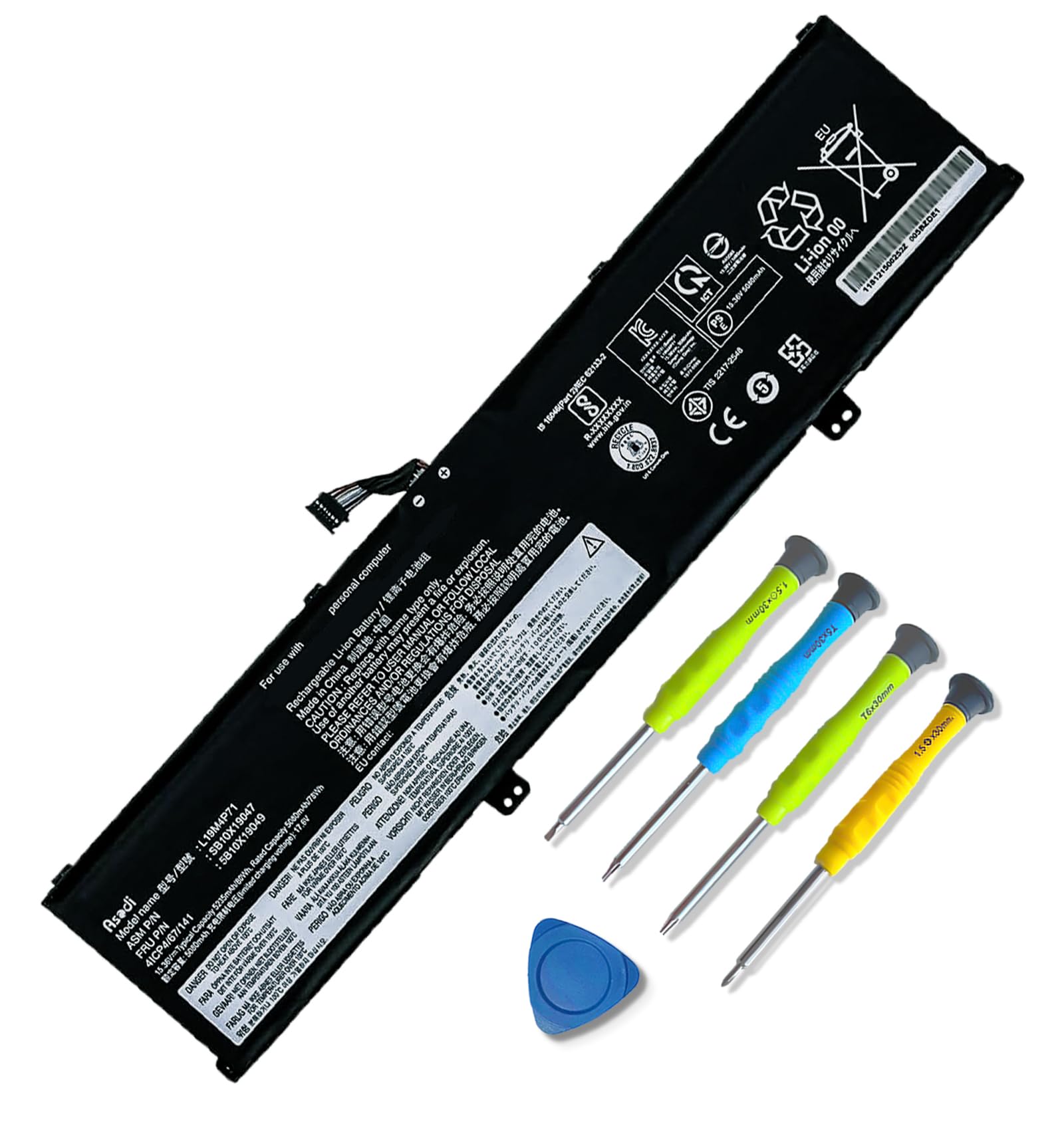 ASODI L19M4P71 L19C4P71 Laptop Battery Compatible with Lenovo ThinkPad X1 Extreme P1 3rd Gen ThinkPad X1 Extreme 3rd Gen Series 5B10X19047 5B10X19048