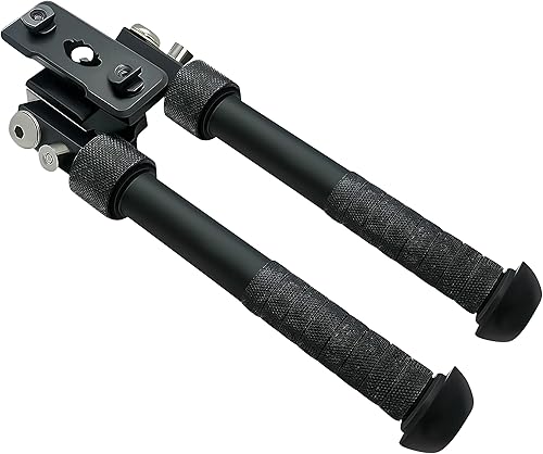 Miniatura 9 de GOTICAL Mlok Bípode para rifles  Rotado 360 grados con 5 posiciones de bloqueo  Bípodes de 6.5 a 9 pulgadas de altura plegable ajustable para riel