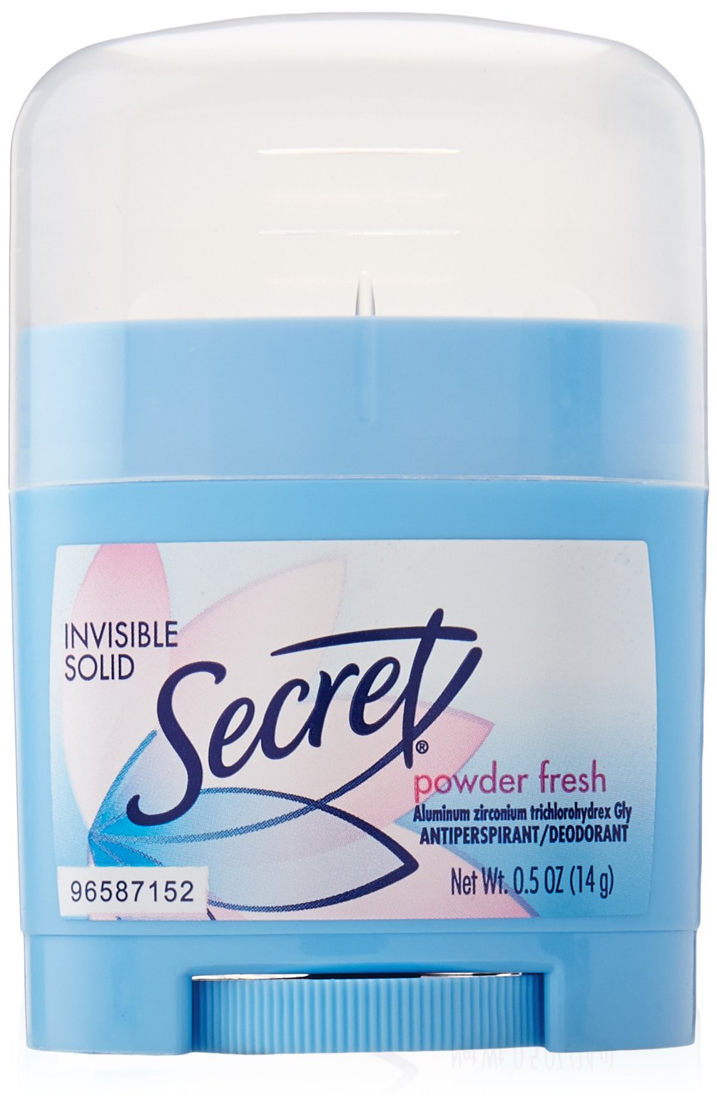 Secret Invisible Solid Powder Stick Unisex Deodorant & Antiperspirant, 0.5 oz