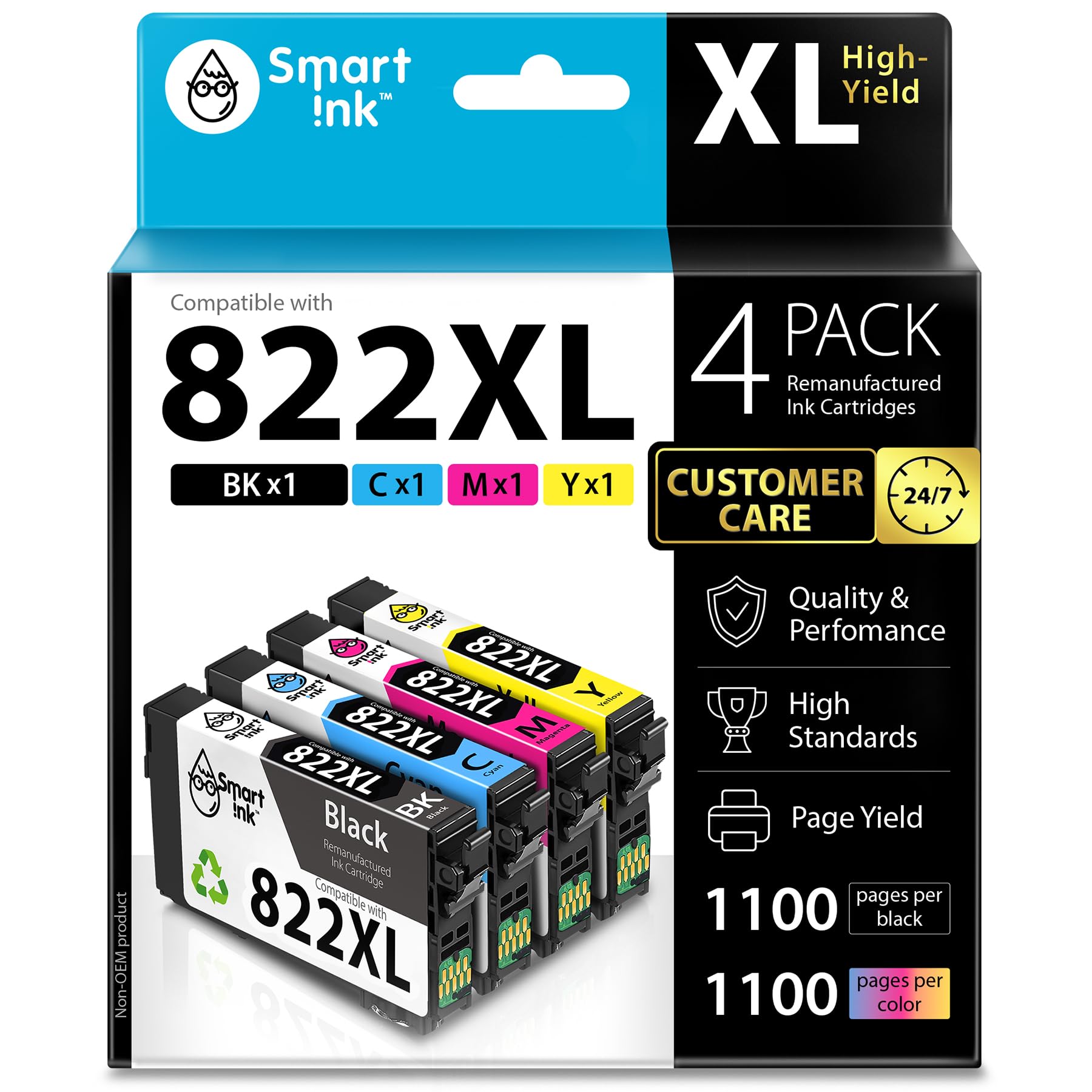 Amazon.com: Smart Ink Remanufactured Ink Cartridge Replacement for