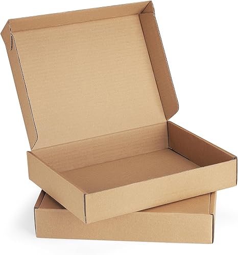 Miniatura 64 de Eupako Cajas de envío pequeñas de cartón corrugado de 9 x 6 x 2, paquete de 25 cajas de correo blancas para embalaje de pequeñas empresas, caja