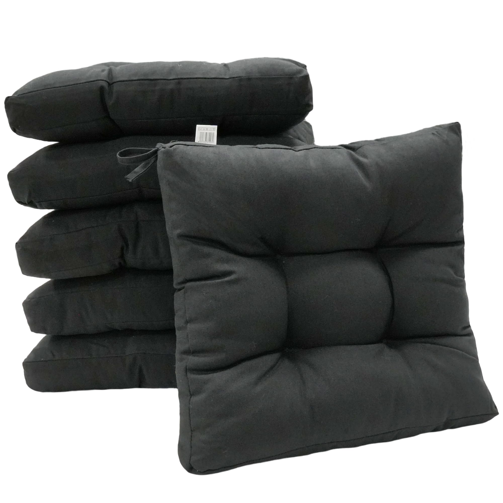 Viste tu hogar Pack 2 Cojines para Silla, 40x40x5 CM, Efecto Tridimensional, Relleno de 100% Poliéster, Ideal para Comedor, Terraza, Salón y Restaurante, Color Raya Beige, Fabricado en España — view 34