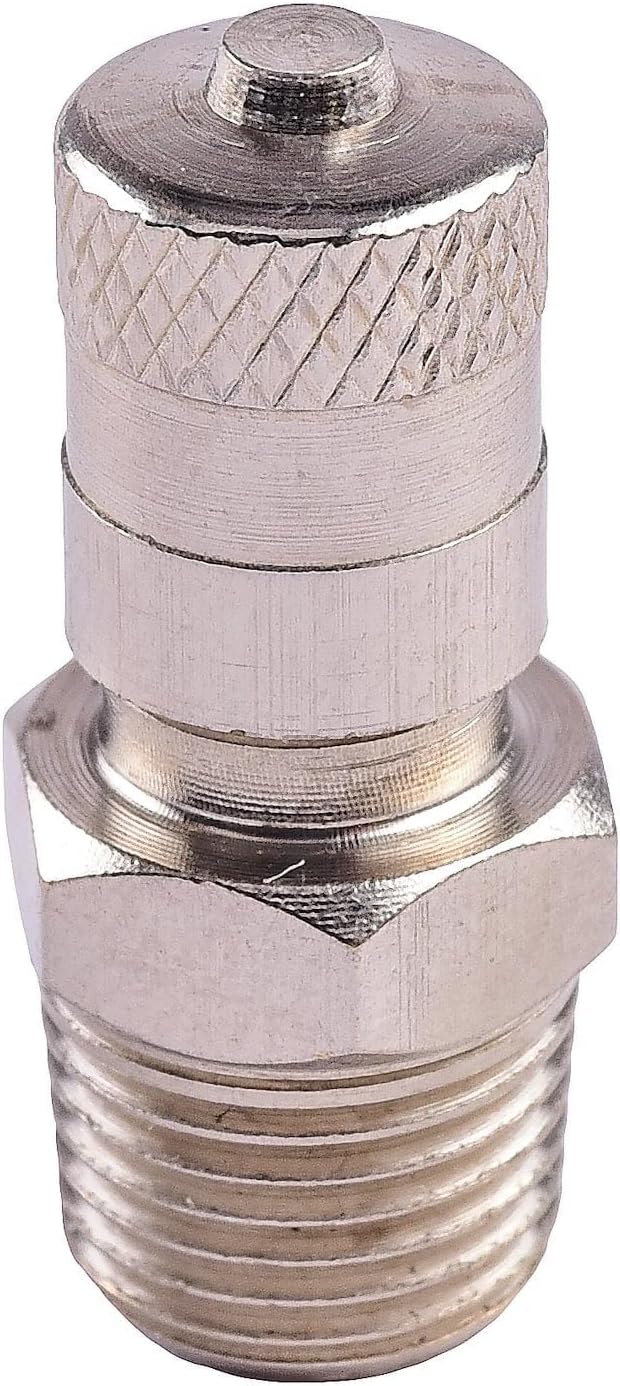JEGS 126009 Schrader Valve Adapter Male 1/8 in. NPT to Schrader Valve Cap Includ