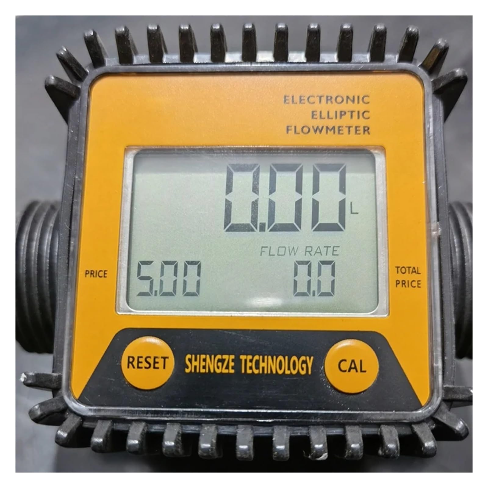 Medidor de flujo de turbina digital Caudalímetro Con Pantalla Electrónica K28 For Medir El Caudal De Urea Del Contador De Metanol con pantalla digital(Oranje)