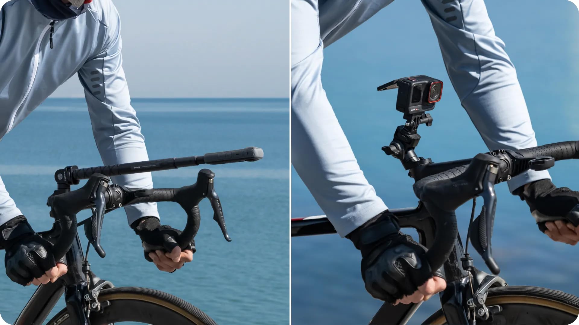 Insta360 Soporte para Auriculares de Bicicleta para X3, X4, Ace/Ace Pro, GO 3/3S. Soporte Ajustable Ligero y fácil de Usar